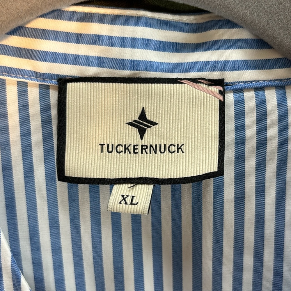 Tuckernuck Blue and White Striped Long Sleeve Dress - Picture 2 of 4
